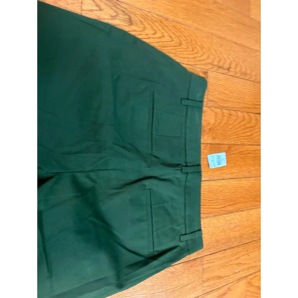 Ann Taylor Curvy Ankle Pants Forest Green 2P Petite Stretch Cotton 38747571 $115
